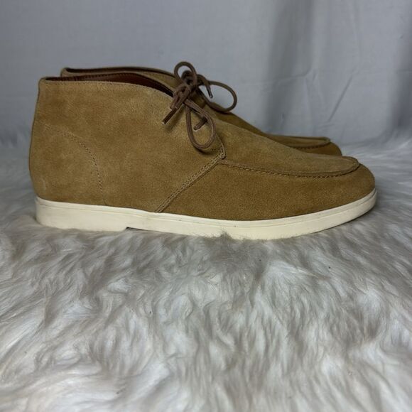 Zara Man‎ Tan-Brown Split Suede Chukka Boots Sz 42 main image 5